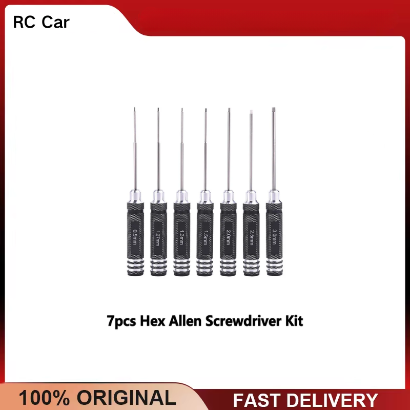 Drone Kit Fpv - RC Hex Screwdriver Set 7pcs 0.9-3.0mm