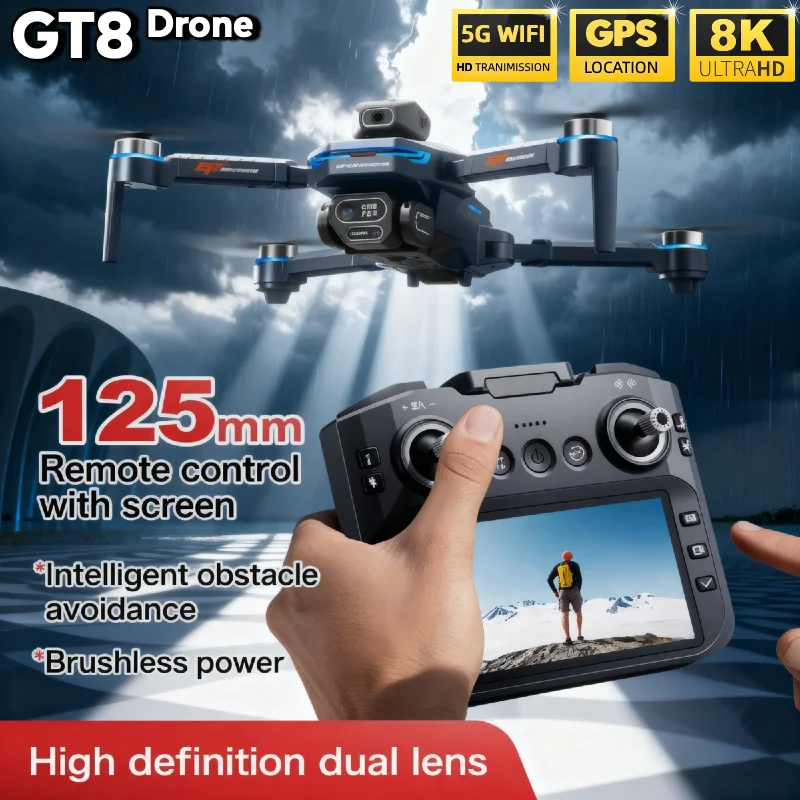 HOT For LSRC GT8 Drone 4K Prof - Drone Kit Professional recension och pris