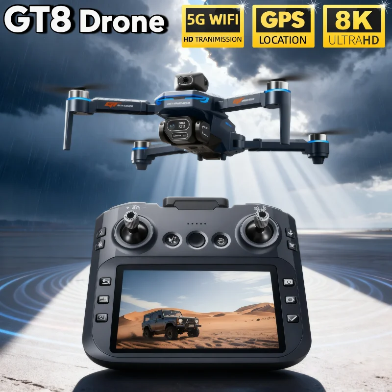 HOT For LSRC GT8 Drone 4K Prof - Drone Kit Professional recension och pris