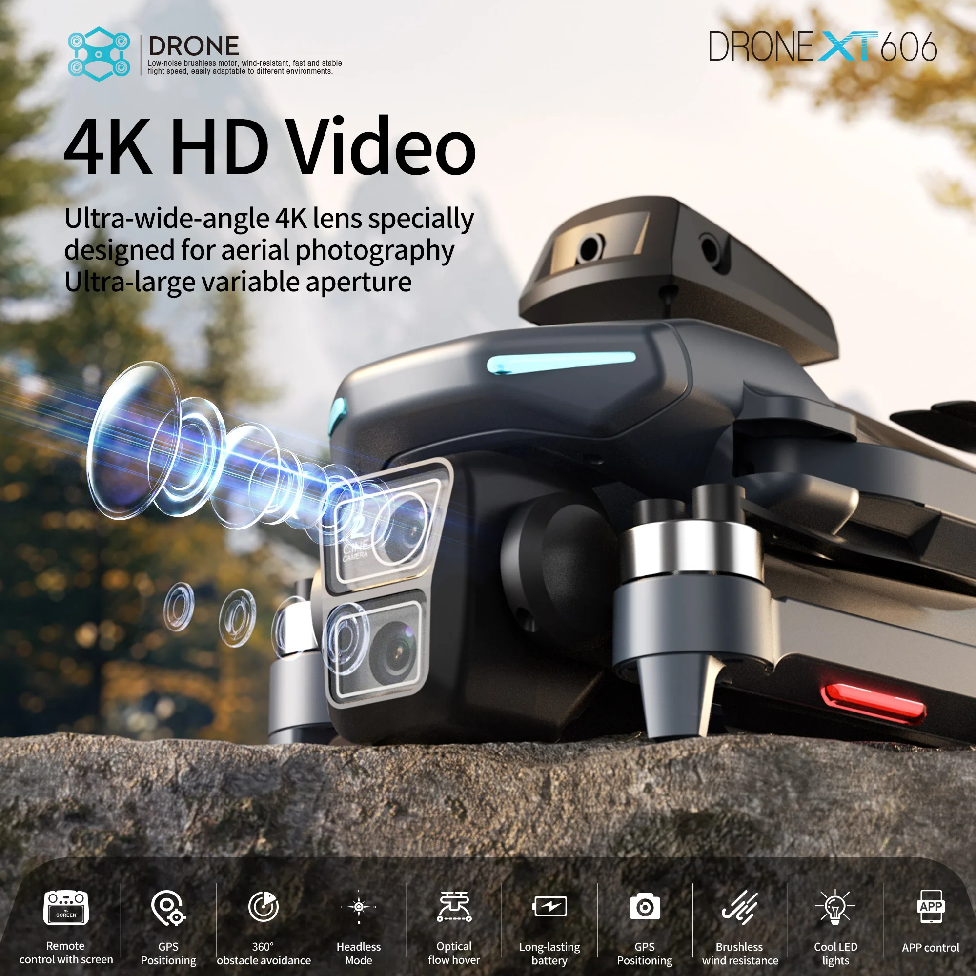 Original XT606 MAX GPS Drone 4 - Drone Kit With Camera recension och pris